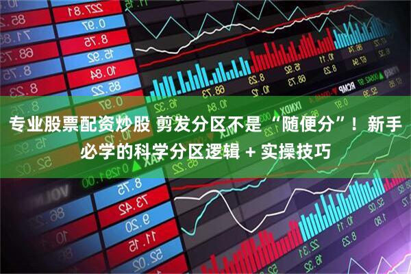专业股票配资炒股 剪发分区不是 “随便分”！新手必学的科学分区逻辑 + 实操技巧